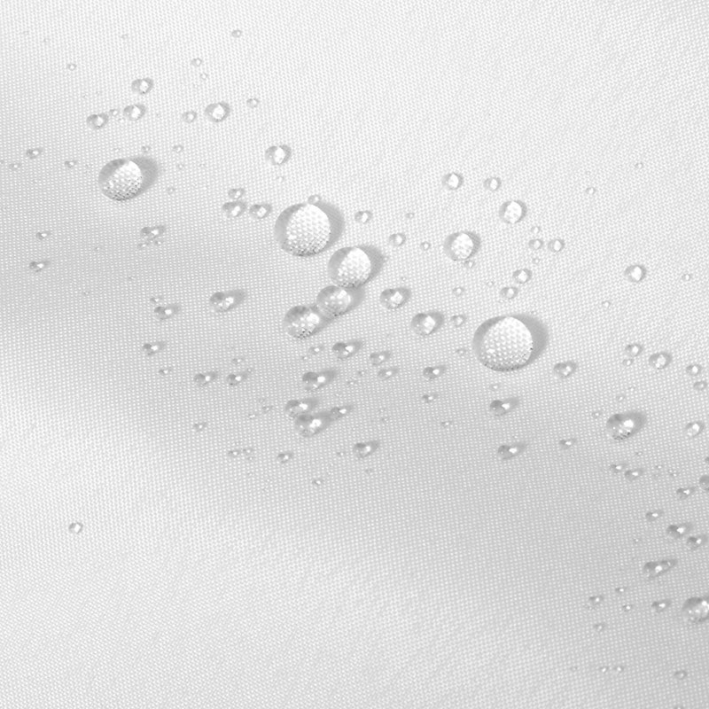 ALYVIA SPRING Waterproof Fabric Shower Curtain Liner with 3 Magnets - Soft & Light-Weight, Hotel Quality & Machine Washable - Standard Size 70x72, White - Image 5